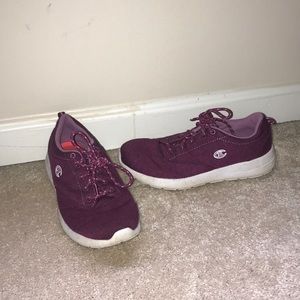 Champion Purple Memory Foam Running Shoes